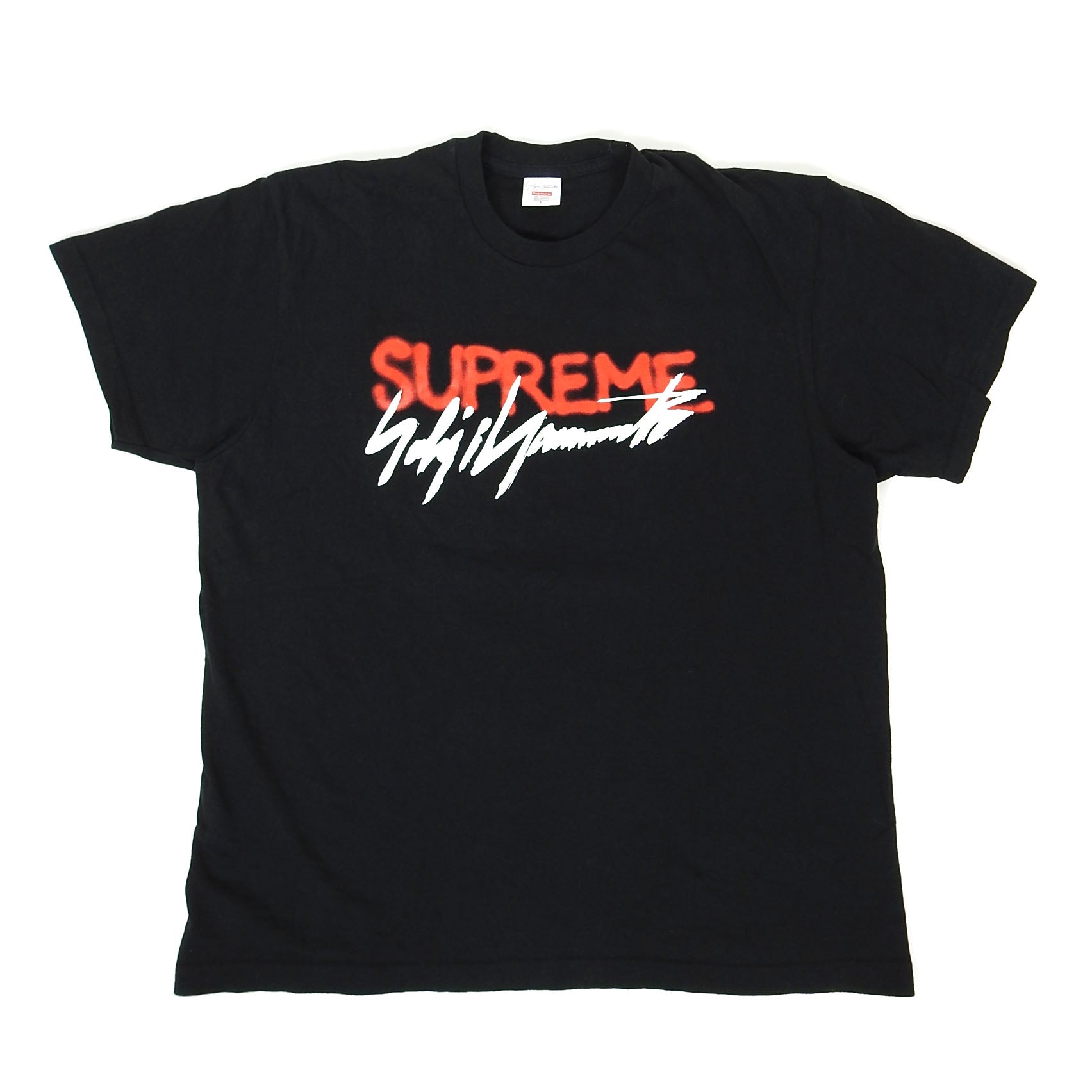 YOHJI YAMAMOTO SUPREME Tシャツ XL Supreme Yohji Yamamoto T-Shirts Size XL 42 Black Cotton
