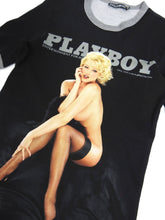 Load image into Gallery viewer, Dolce &amp; Gabbana Playboy Ribbed T-Shirt June 1999 Size 52
