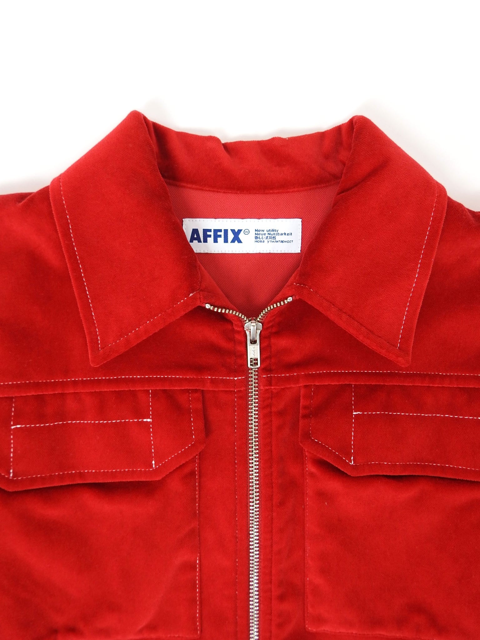 Affix Works Velour Utility Jacket – I Miss You MAN