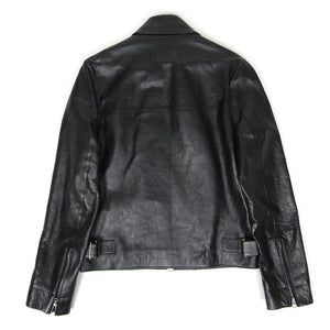 Acne Studios August Leather Jacket Size 46