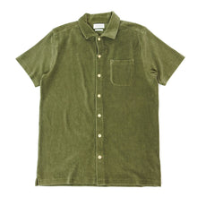 Load image into Gallery viewer, Oliver Spencer Corduroy SS Shirt Size Medium
