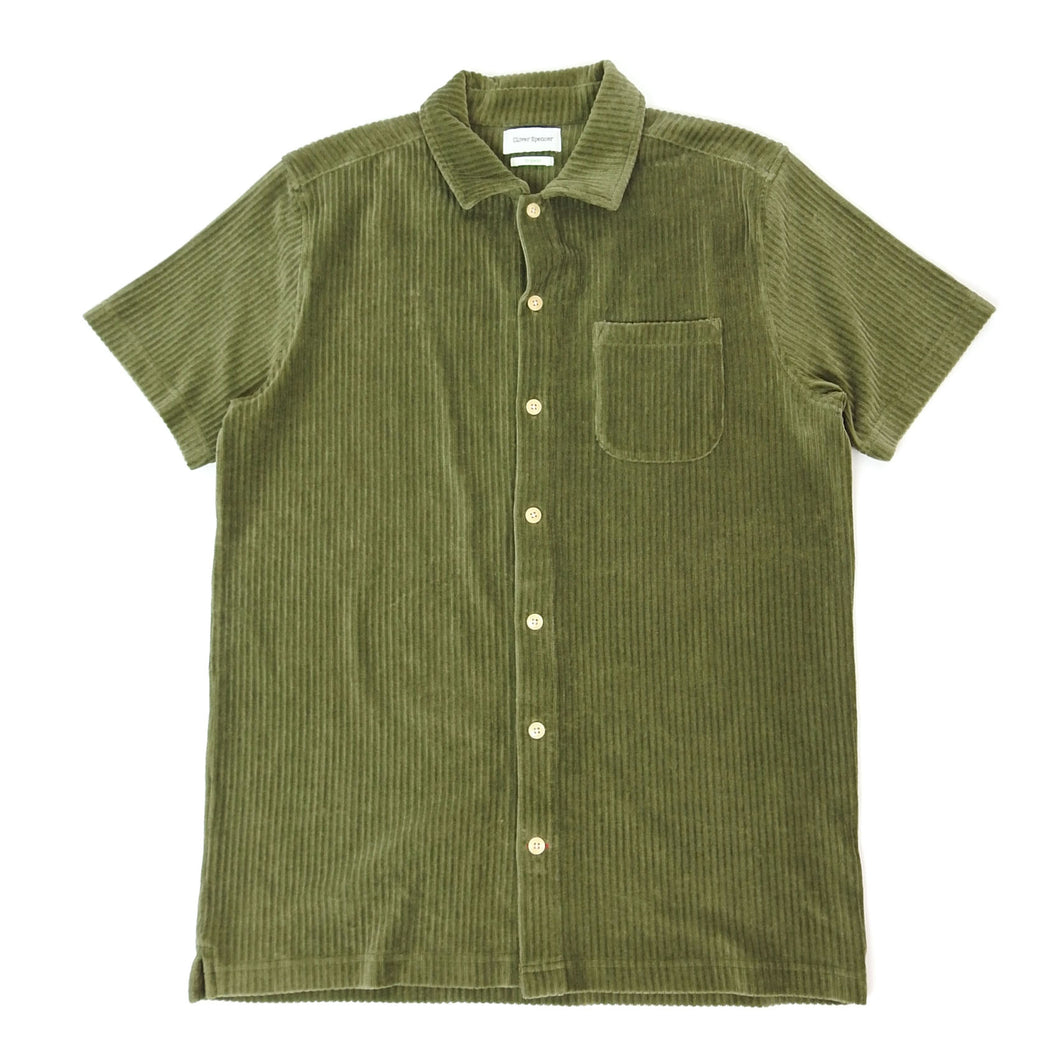 Oliver Spencer Corduroy SS Shirt Size Medium