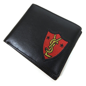 Saint Laurent Leather Patch Wallet
