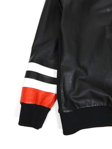 Givenchy Stars & Stripes Leather Sweatshirt Size