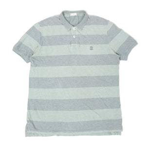 Brunello Cucinelli Striped Pique Polo Size 50