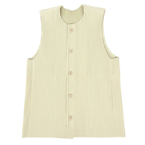 Issey Miyake Homme Plisse Button Up Vest Size 3