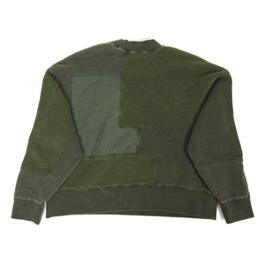 Palm Angels Patchwork Military Sweatshirt Size Small