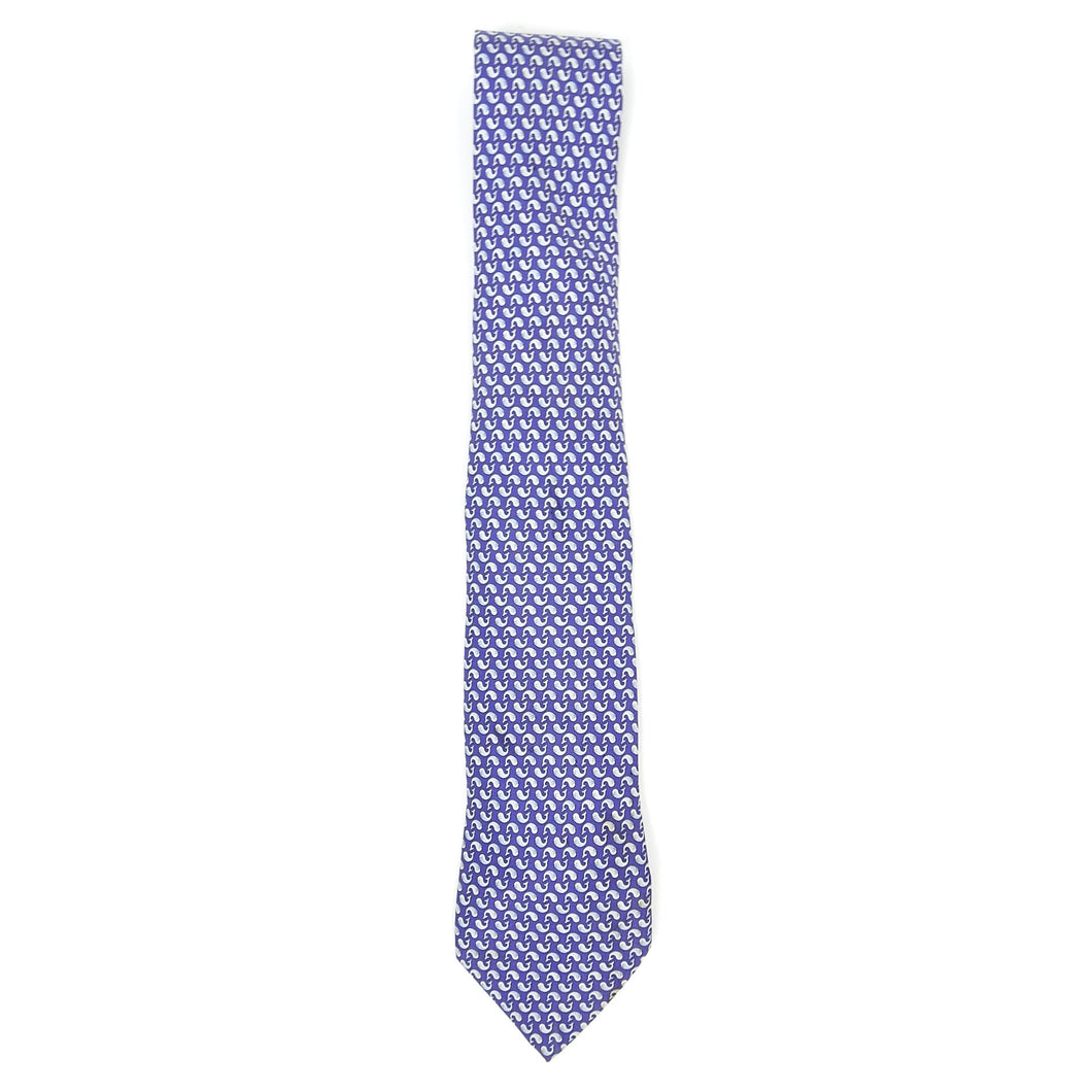 Hermes Silk Whale Tie