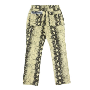 Pleasures Snake Print Jeans Size 30