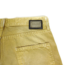 Load image into Gallery viewer, Just Cavalli Gold Jeans Size 33
