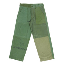 Load image into Gallery viewer, Latre Upcycled Patchwork Military Laundry Bag Trousers Size 34
