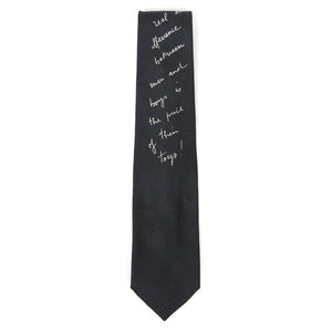 Moschino Text Tie