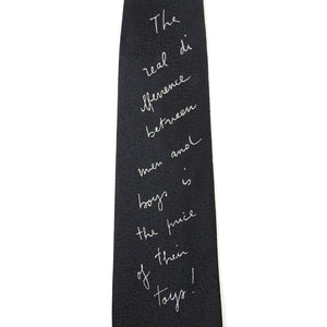 Moschino Text Tie