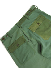 Load image into Gallery viewer, Latre Upcycled Patchwork Military Laundry Bag Trousers Size 34
