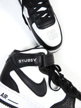 Load image into Gallery viewer, Stussy x Nike Air Force 1 Mid Size 9.5
