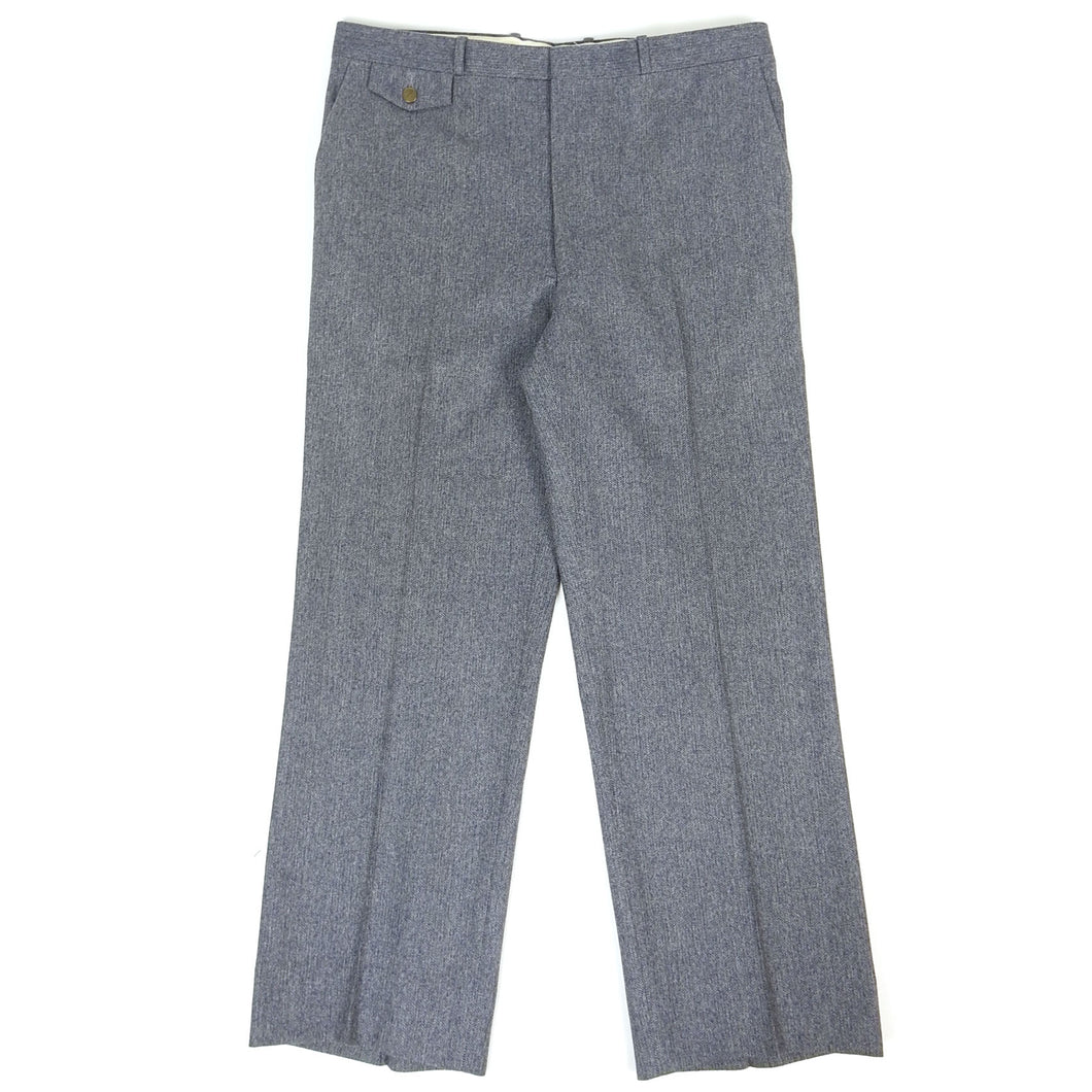 Yves Saint Laurent Herringbone Wool Pants