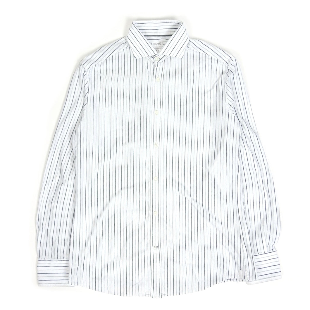 Brunello Cucinelli Striped Shirt Size XL