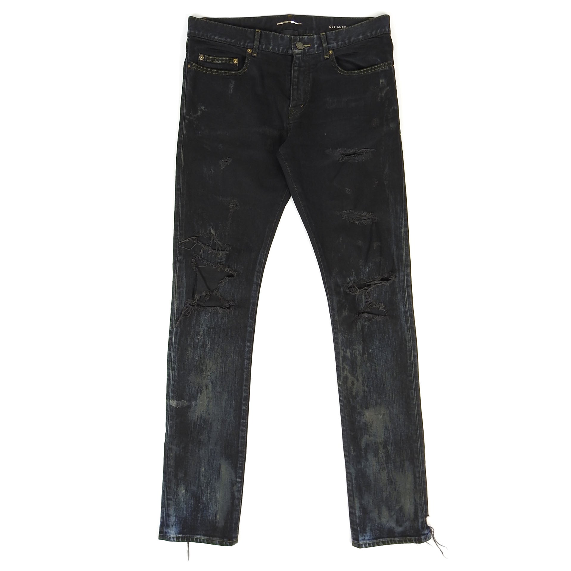 Saint Laurent Paris Distressed D02 Jeans Size 32 – I Miss You MAN