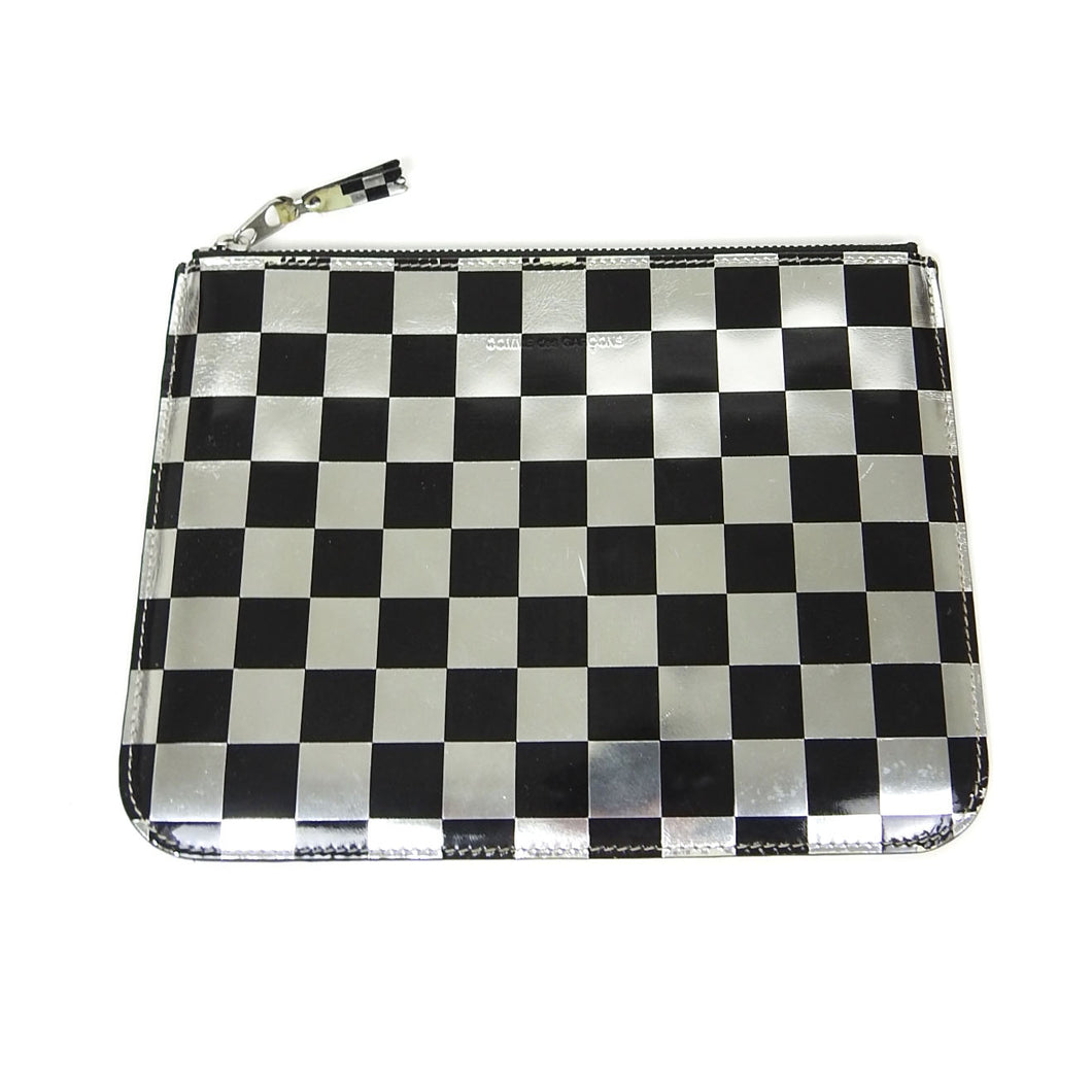 Comme Des Garçons Check Pouch