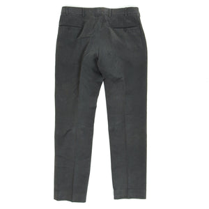 Isaia Brushed Cotton Trousers Size 60