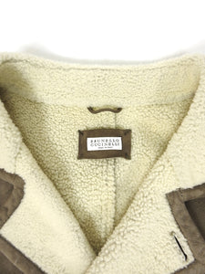 Brunello Cucinelli Shearling Coat Size Medium