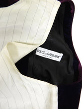 Load image into Gallery viewer, Dolce &amp; Gabbana  Velour Vest Size 48

