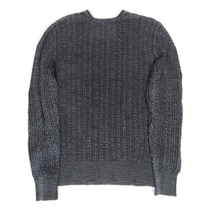 John Varvatos Cableknit V Neck Sweater Size Small