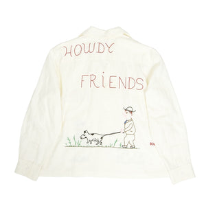 Bode Embroidered Shirt Size L/XL