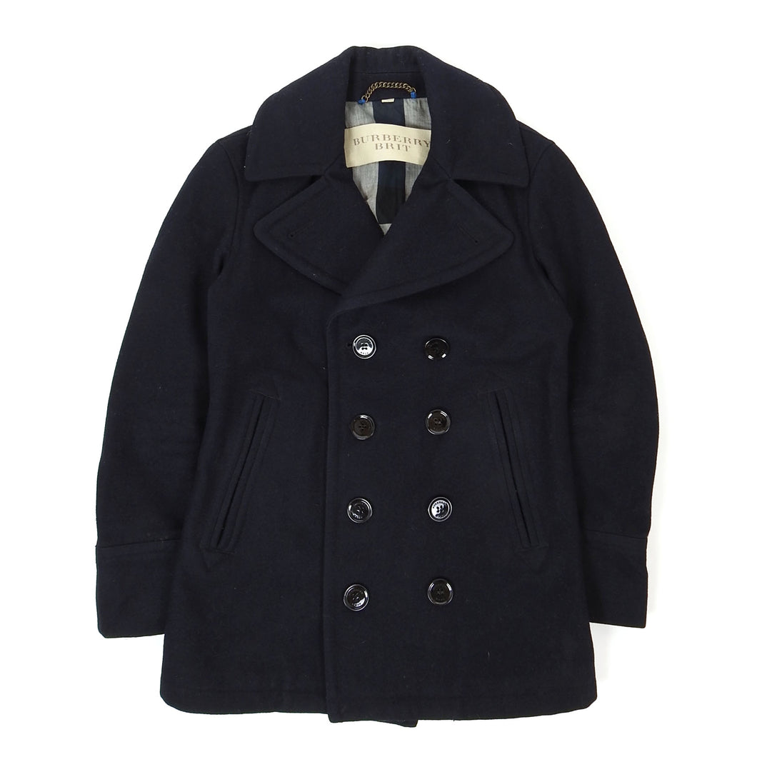 Burberry Brit Wool Peacoat Size XS