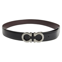 Load image into Gallery viewer, Salvatore Ferragamo Leather Belt Size 110
