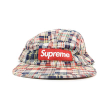 Load image into Gallery viewer, Supreme Plaid Camp Cap
