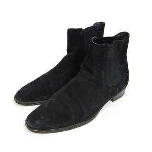 Saint Laurent Paris Suede Wyatt Chelsea Boots Size 43