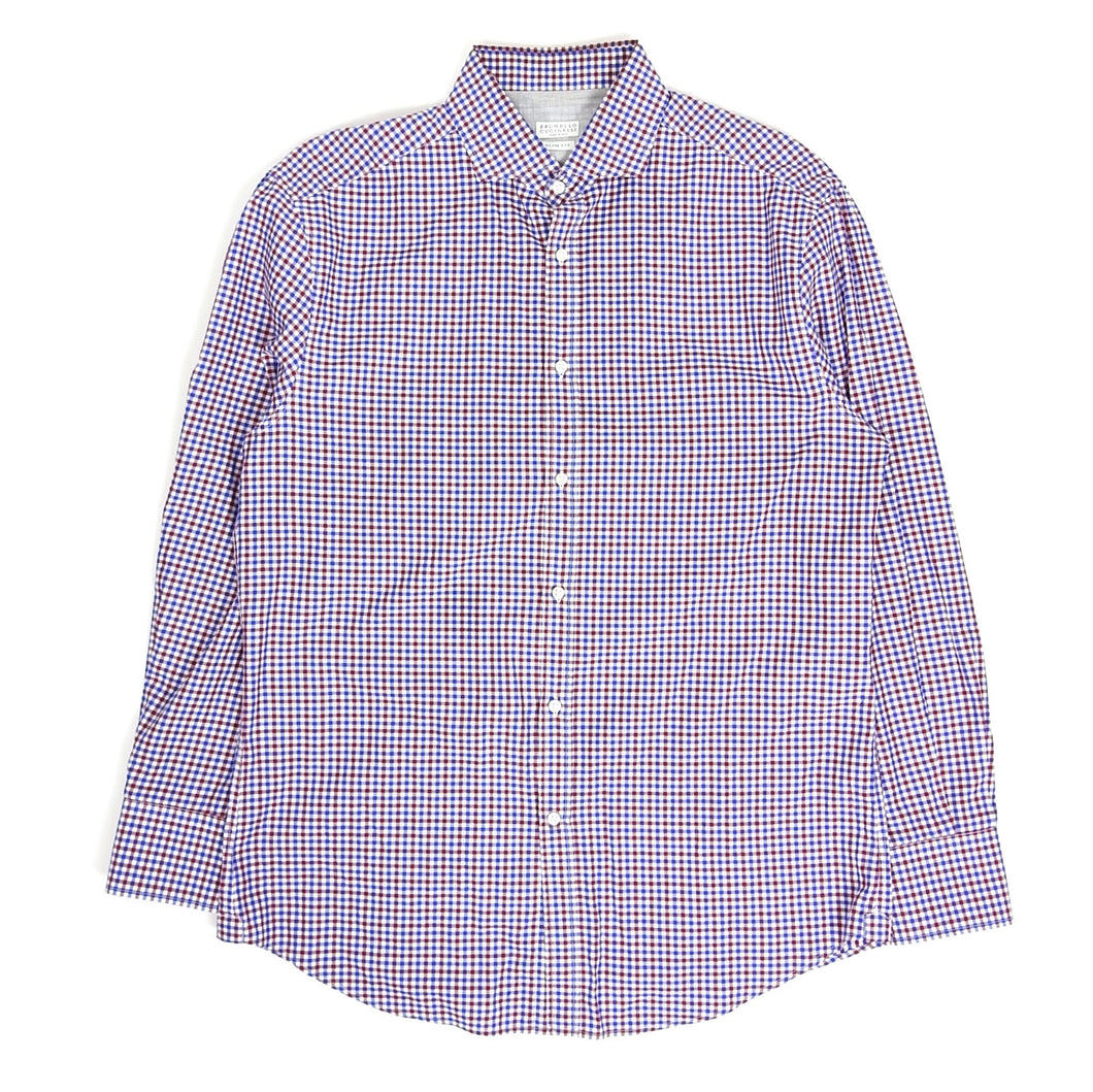 Brunello Cucinello Check Shirt Size XXL