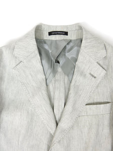 Emporio Armani Linen 2 Piece Suit Size 48