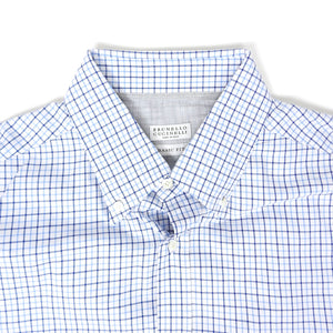 Brunello Cucinelli Check Button Up Size XL