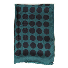 Load image into Gallery viewer, Doppiaa Silk Polka Dot Scarf
