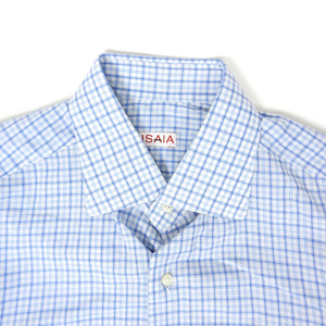 Isaia Check Button Up Size 42