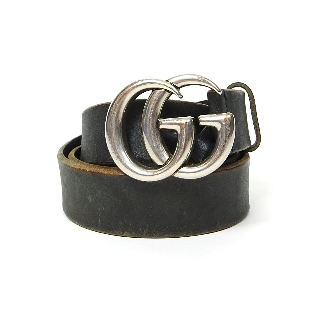 Gucci GG Leather Belt Size 90