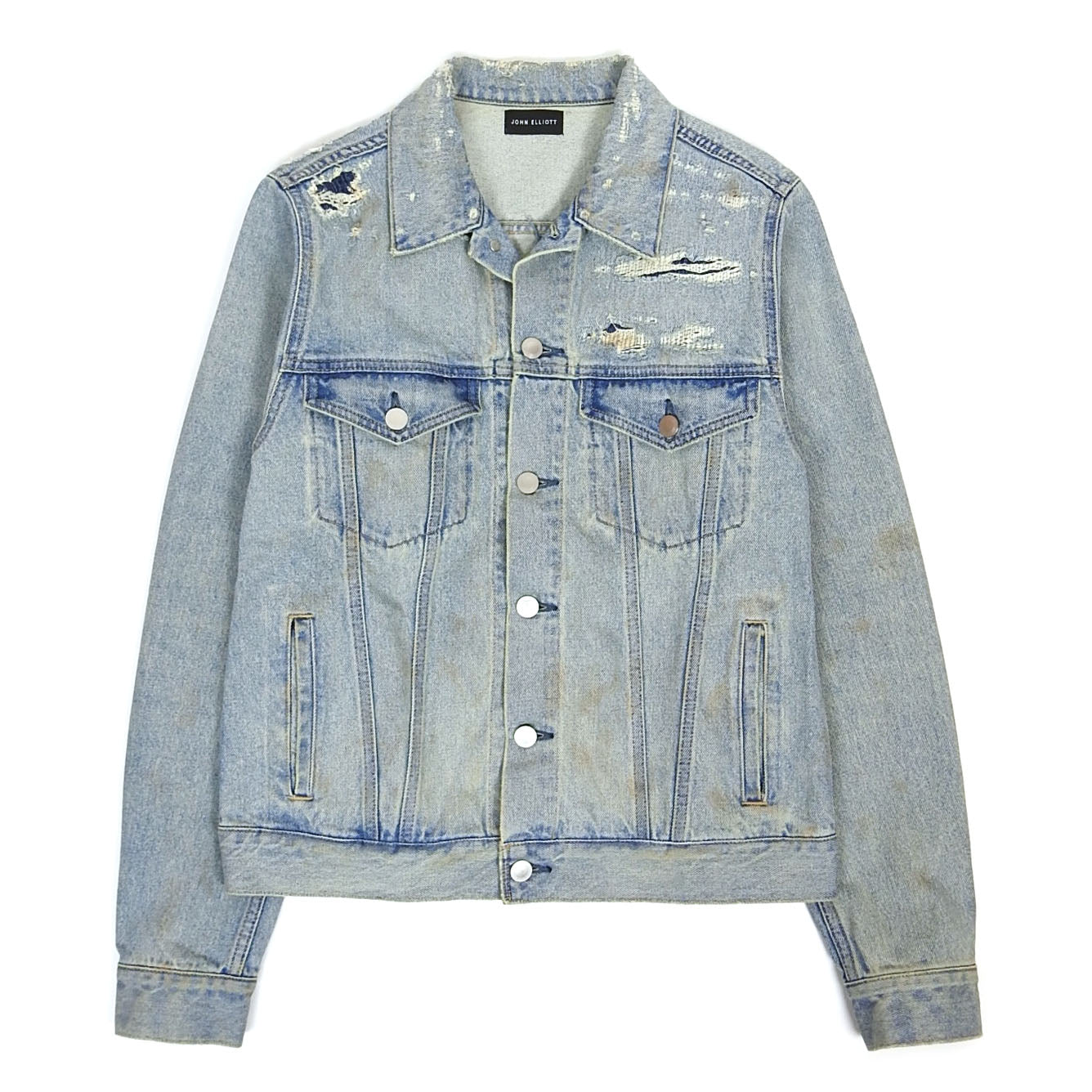 LOT 614 DENIM JACKET 38サイズ John Elliott Distressed Denim Jacket Size Medium – I Miss