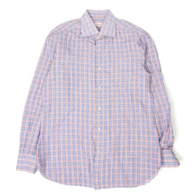 Load image into Gallery viewer, Isaia Check Button Up Size 42
