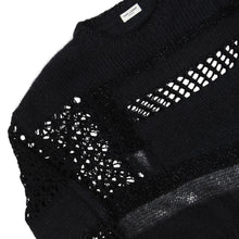 Load image into Gallery viewer, Saint Laurent Paris Loose Knit Mohair Sweater Size Medium
