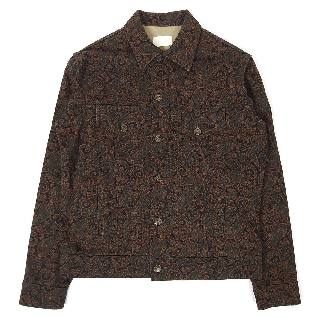 Aime Leon Dore Paisley Twill Trucker Jacket Size Medium