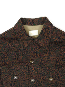 Aime Leon Dore Paisley Twill Trucker Jacket Size Medium