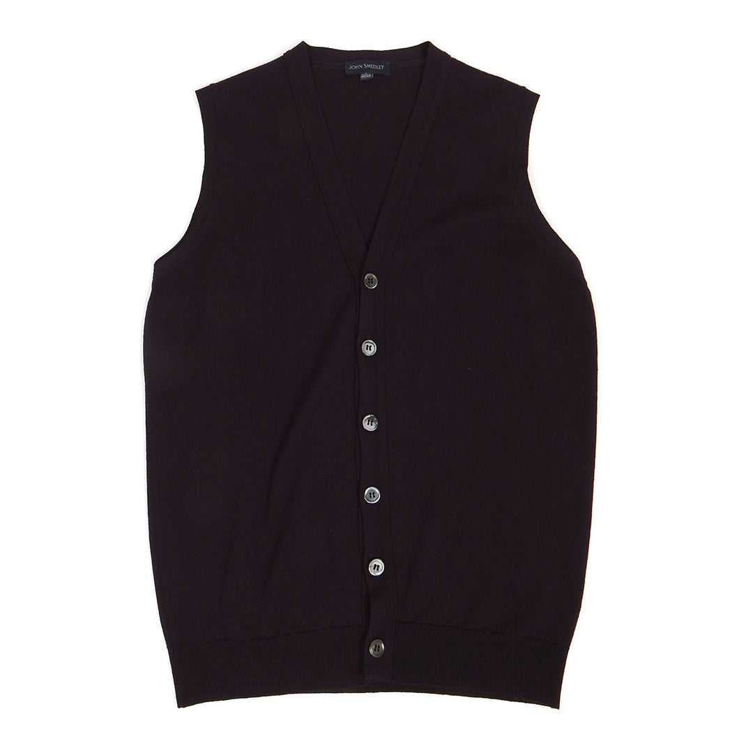 John Smedley Wool Vest Size Small