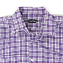 Load image into Gallery viewer, Tom Ford Check Button Up Size 38
