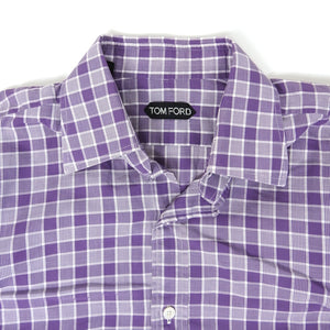 Tom Ford Check Button Up Size 38