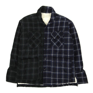 Greg Lauren Plaid Sherpa Jacket Size 1