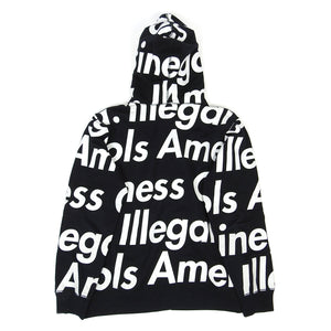 Supreme Illegal Business Control America Zip Hoodie Size Medium