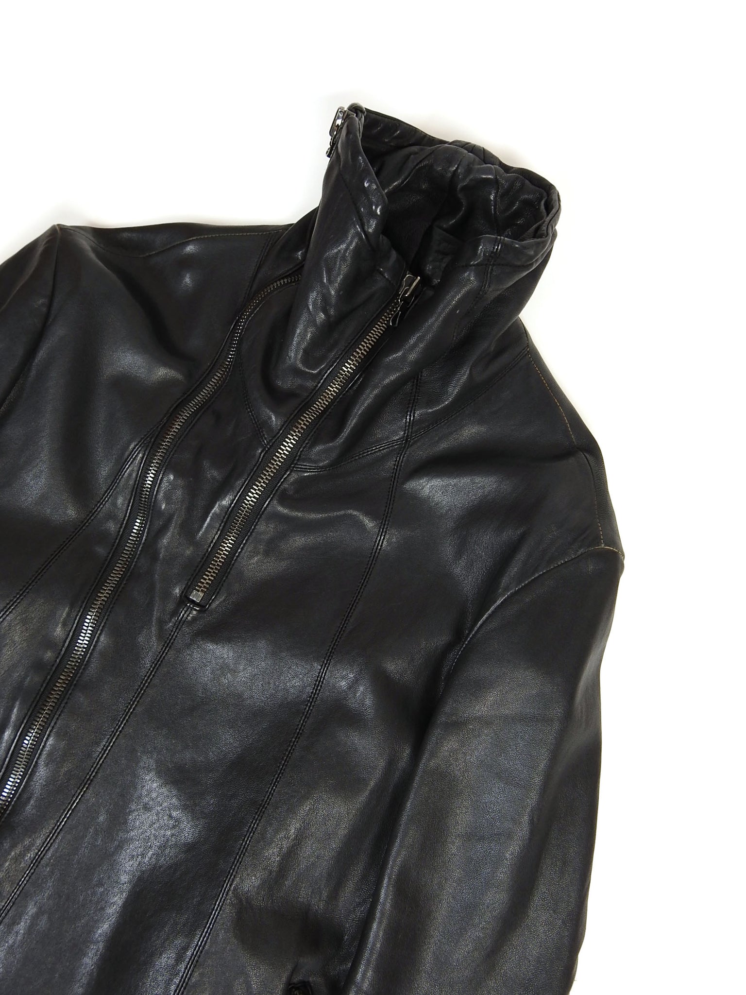 ジャケット・アウター BOBS snake leather lamb leather julius JULIUS Lamb Leather Seamed Jacket （Black） - Osaka / Kyoto