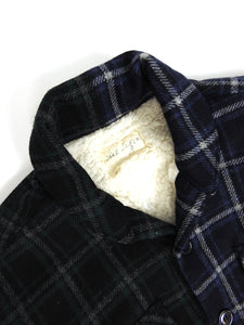 Greg Lauren Plaid Sherpa Jacket Size 1